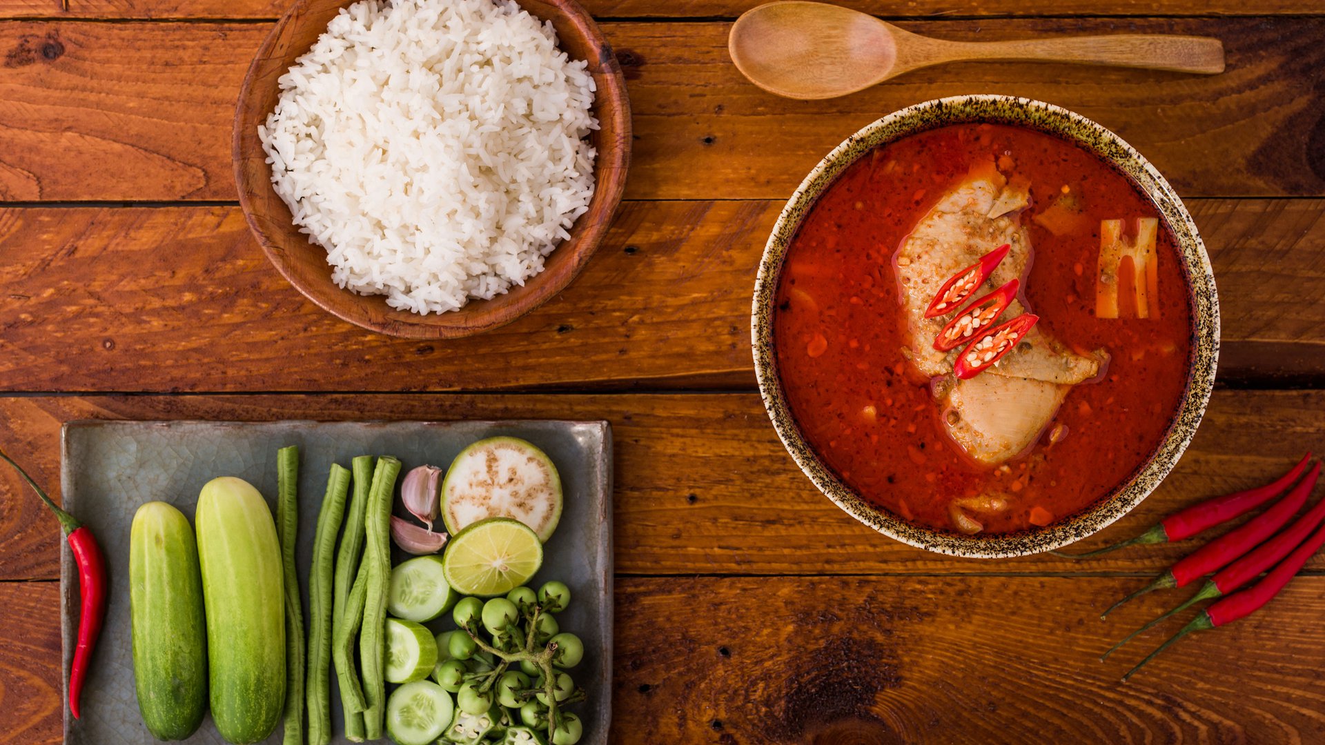 Succulent beef massaman curry