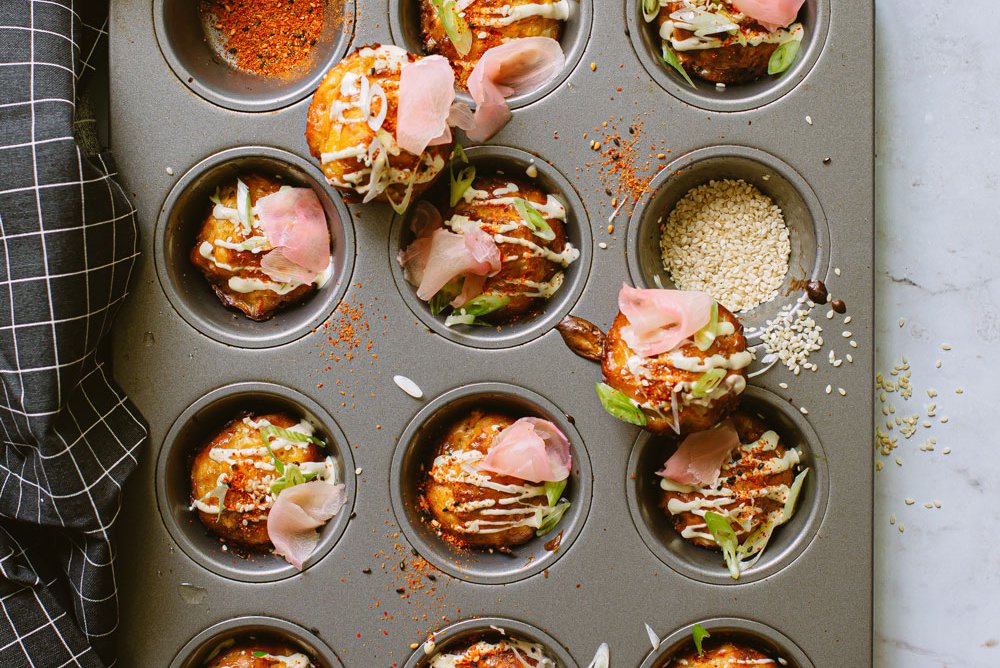 Mini okonomiyaki puffs recipe Spinneys UAE