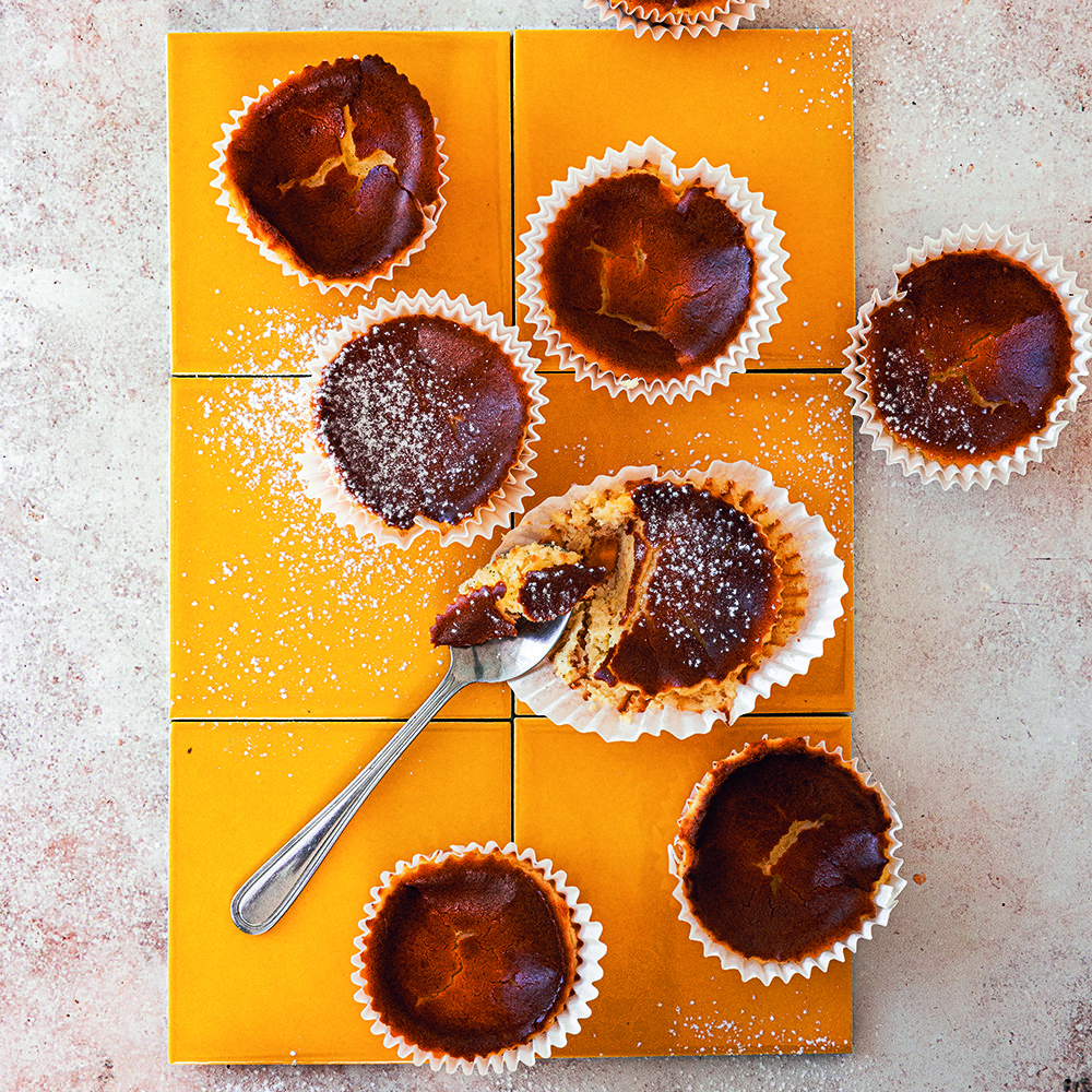 تشيز كيك صغير (تشيز كيك محروق من الباسك )