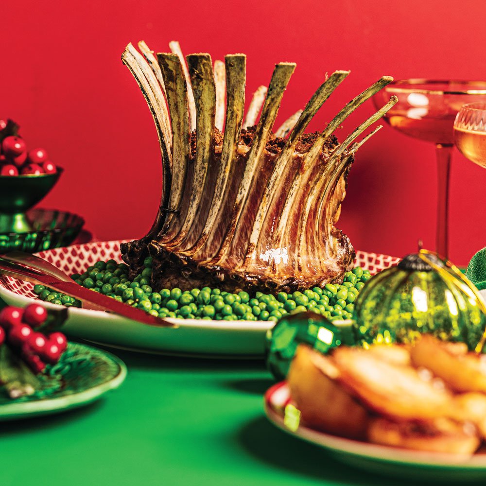 Mustard crusted lamb crown roast recipe - Spinneys UAE