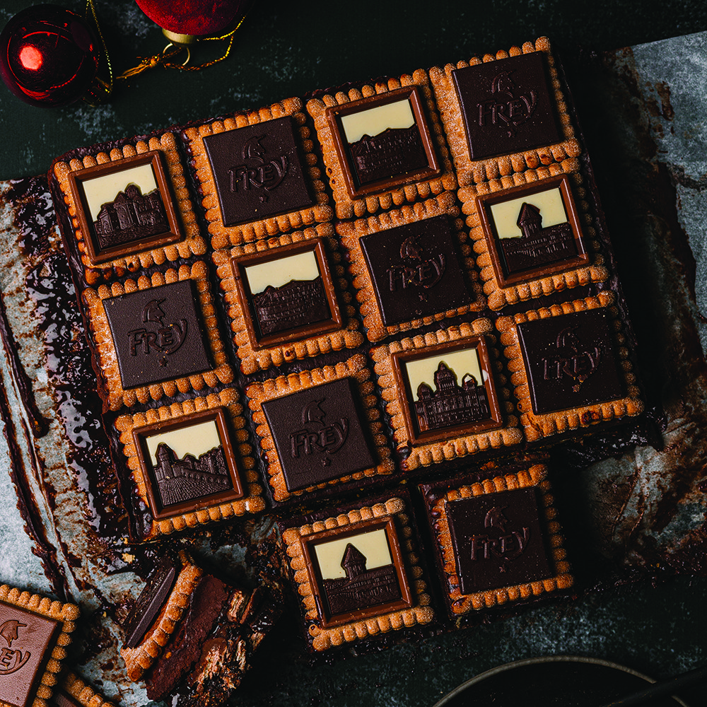 No-bake Frey biscuit cake