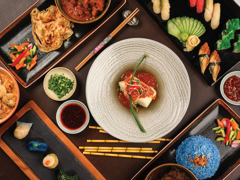 The sharing-style, pan-Asian spread at Nonya