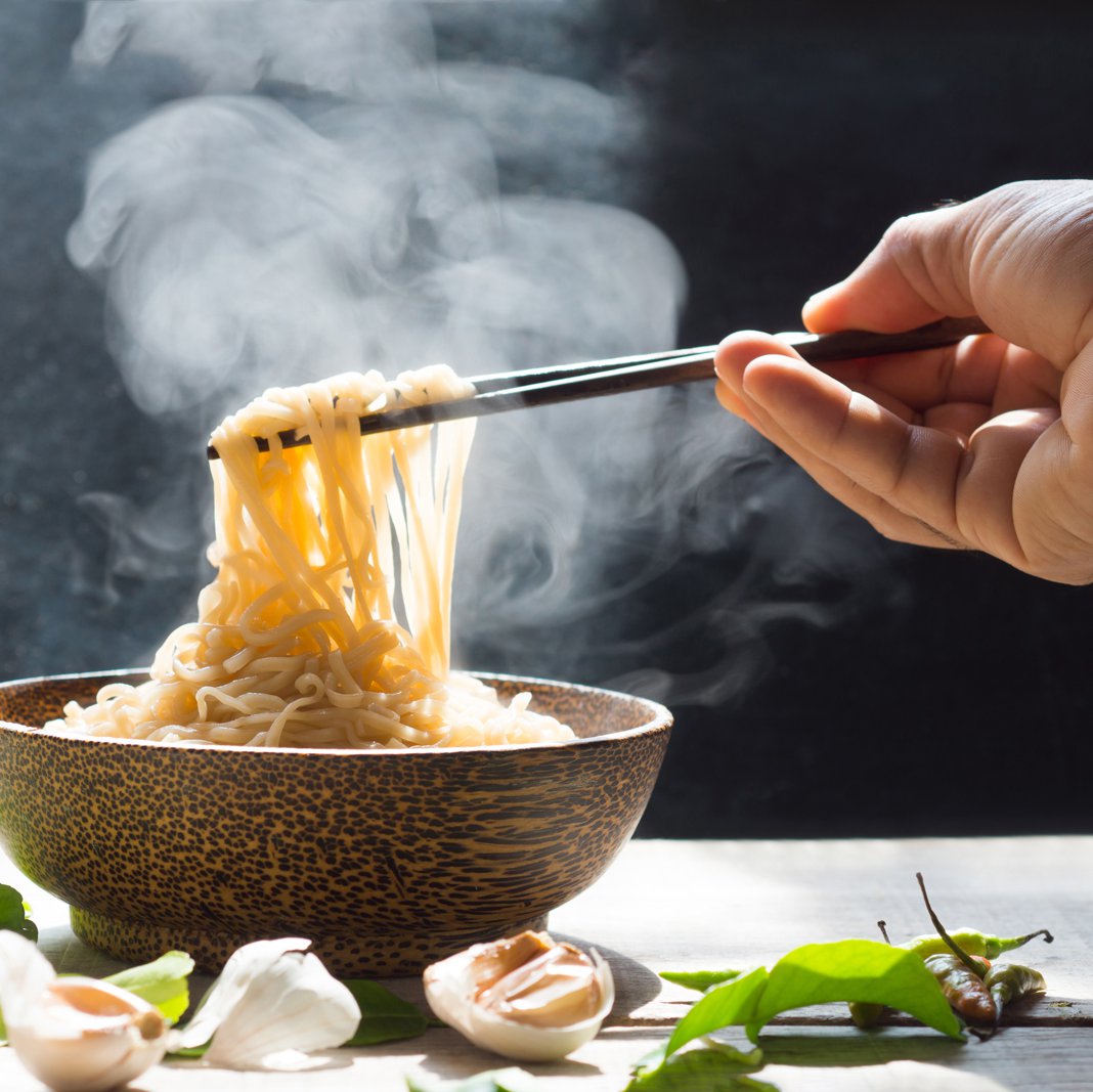 Vegan garlic noodles