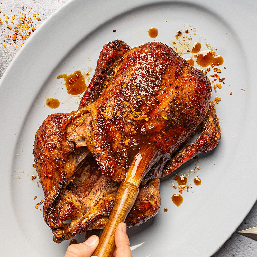 Orange juice and hoisin glaze - for duck