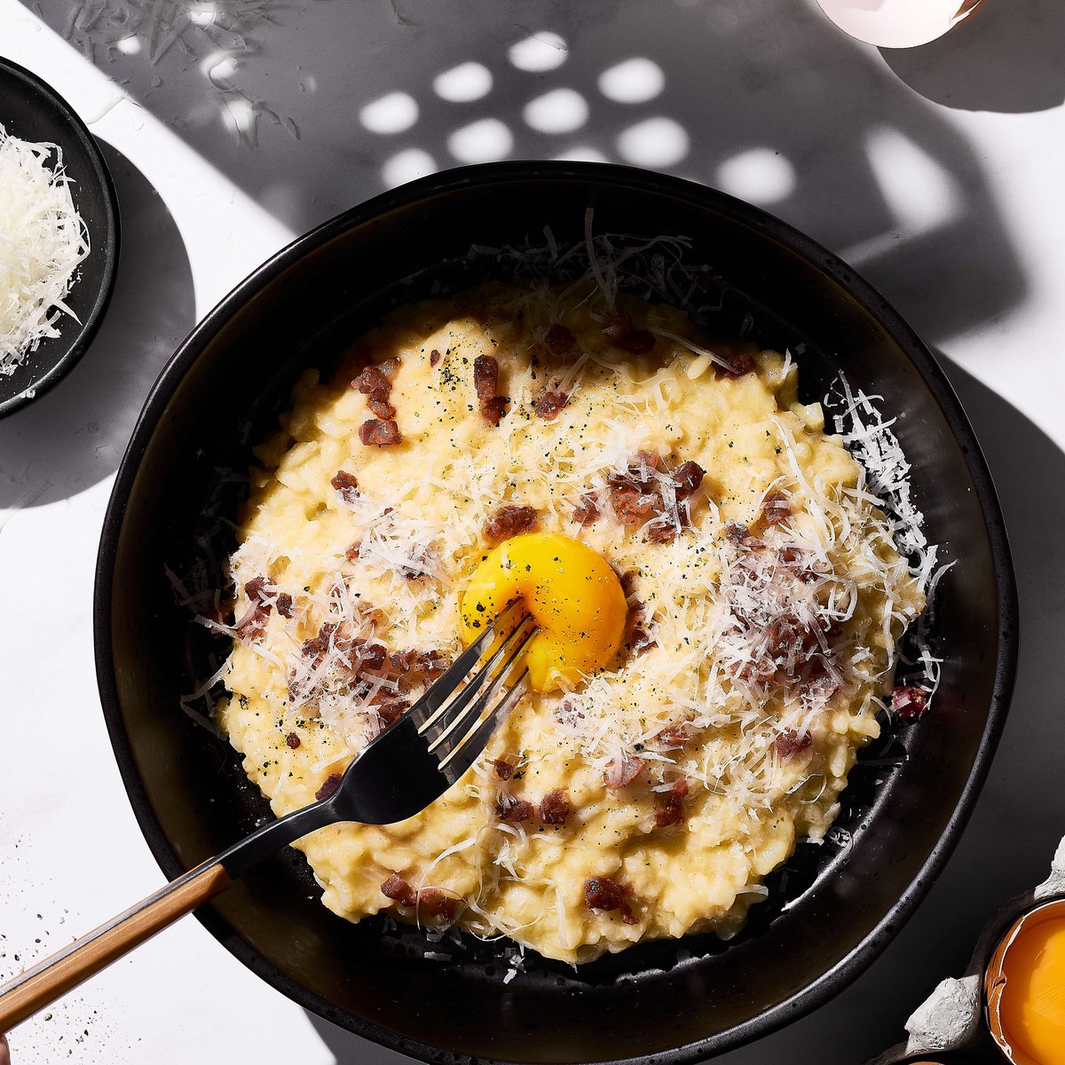 Risotto carbonara