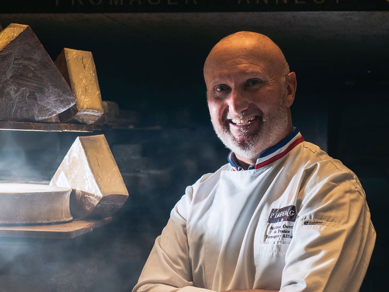 Cheesemonger Pierre Gay | A selection of cheeses available at Fromagerie Pierre Gay