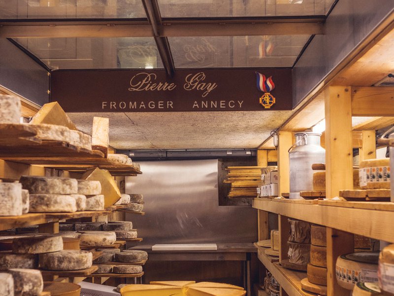 Cheesemonger Pierre Gay | A selection of cheeses available at Fromagerie Pierre Gay