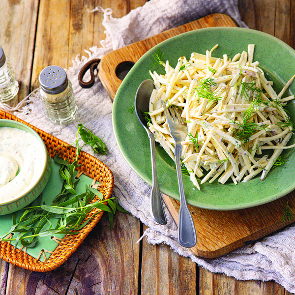 Pear and parsnip remoulade