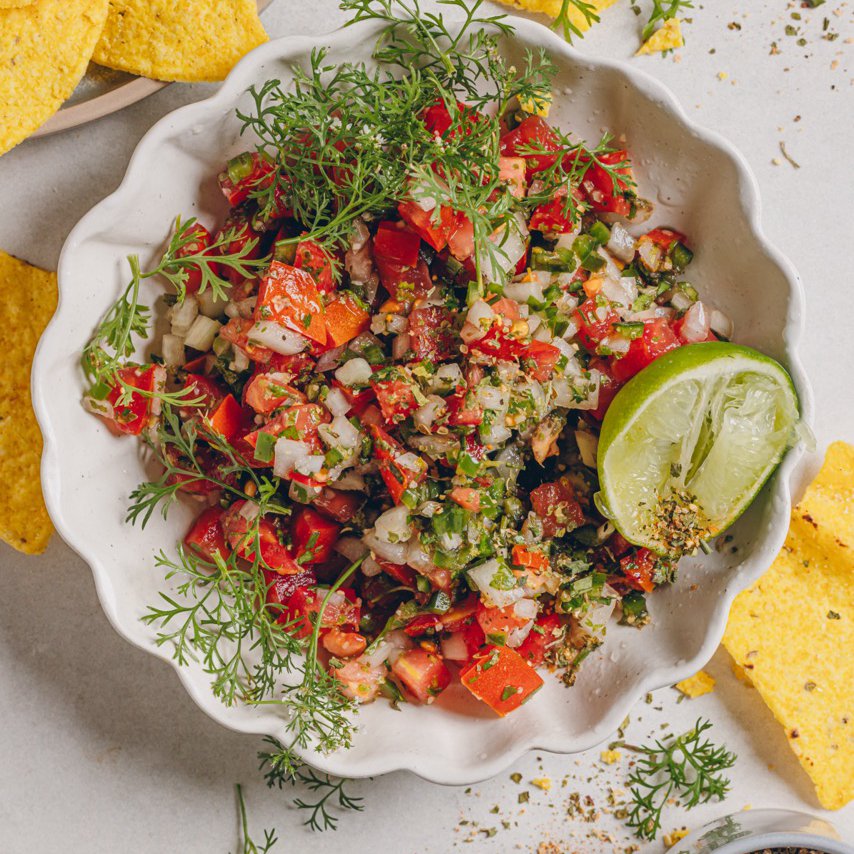 Pico de gallo salsa
