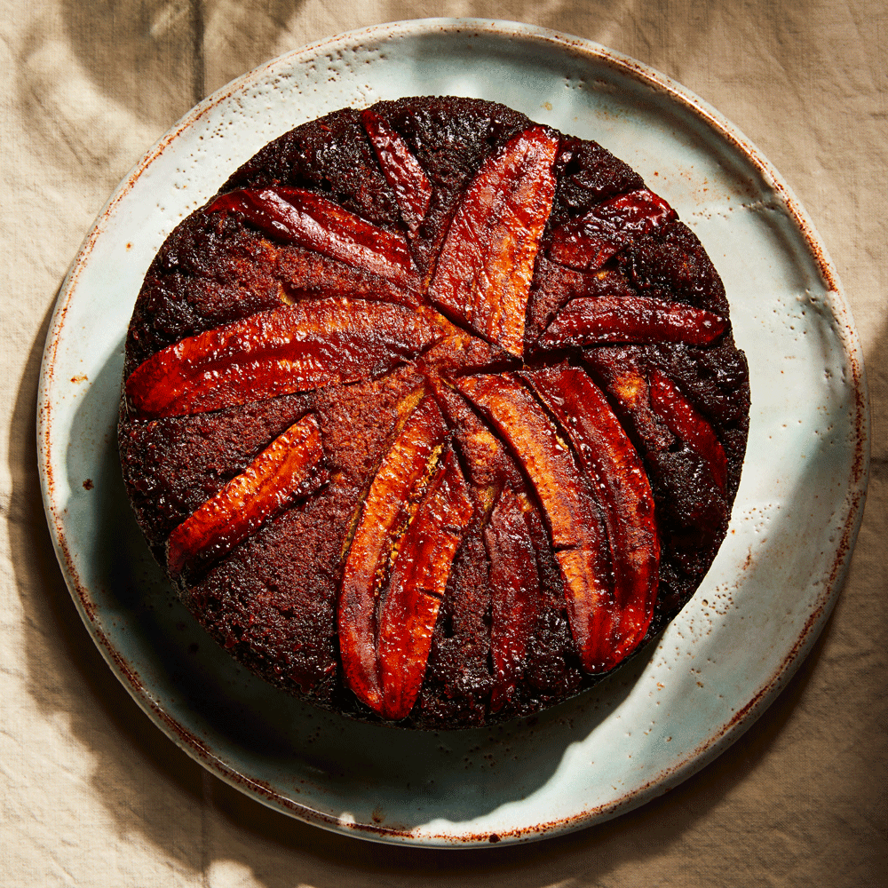 Dina Macki's banana, coconut &amp; cardamom cake