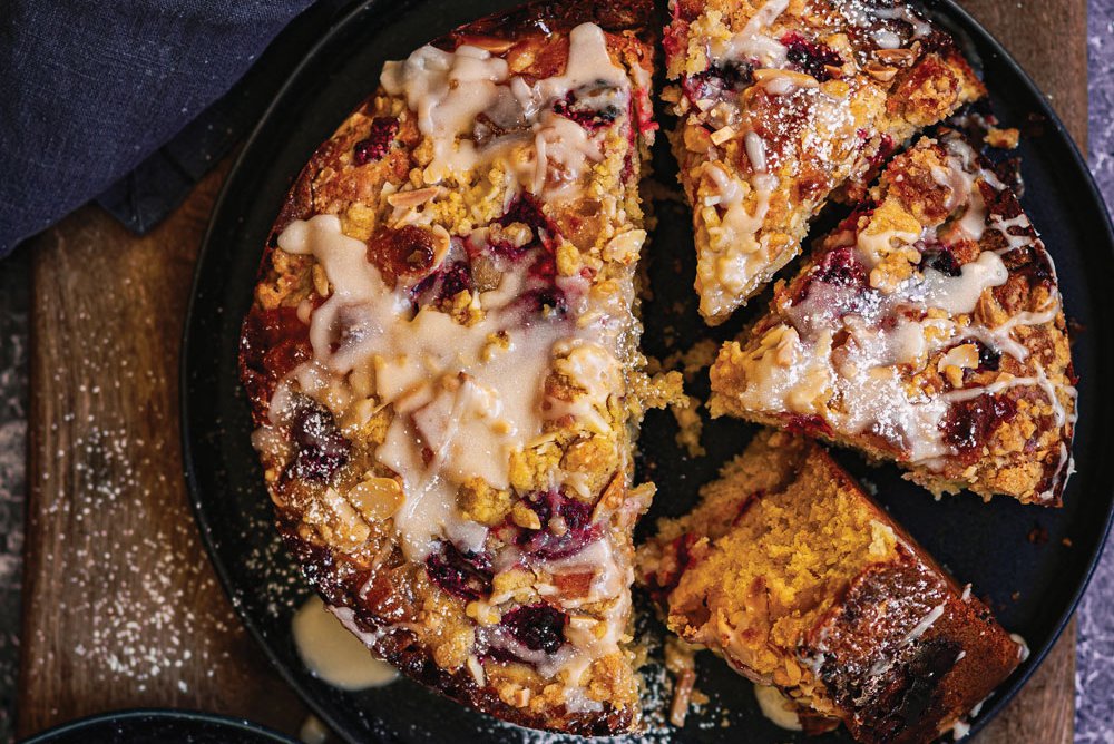 Raspberry simnel drizzle cake recipe - Spinneys United Arab Emirates