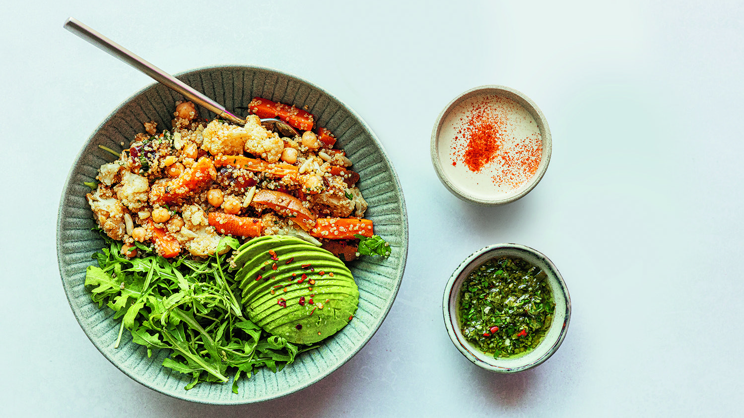 سلطة الخضروات المشوية