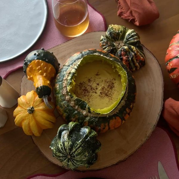 Turk’s Turban pumpkin soup