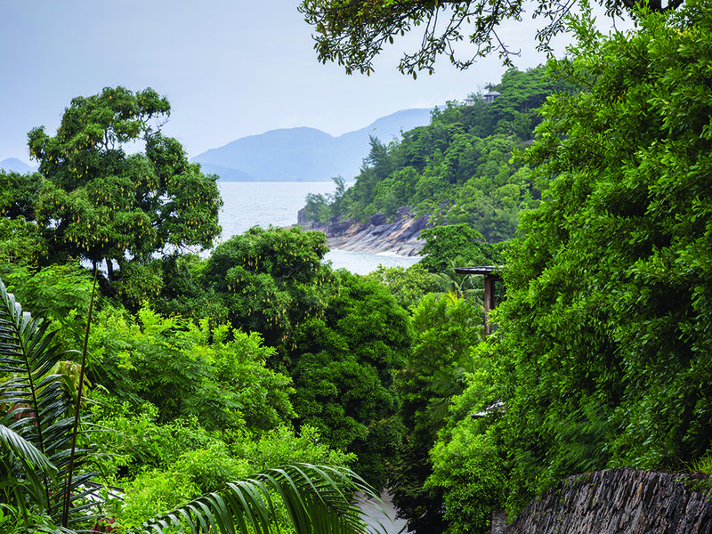 The villas at Four Seasons Resort on Desroches are tastefully decorated  │ Chicken karaage at The Deli, a Japanese Izakaya restaurant on Desroches Island │  Lavish suites come with private gardens and pools │ Mahé’s dramatic landscape is completely Instagrammable