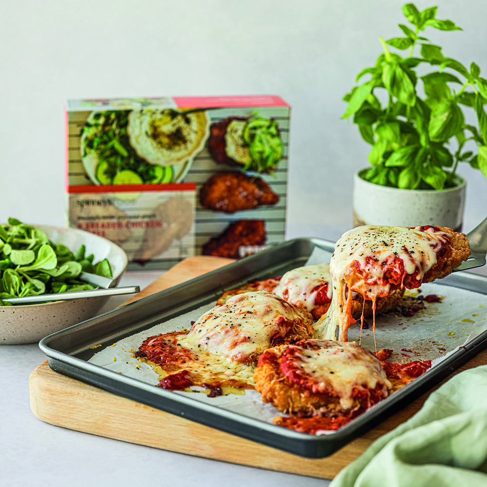 دجاج بجبنة بارميزان