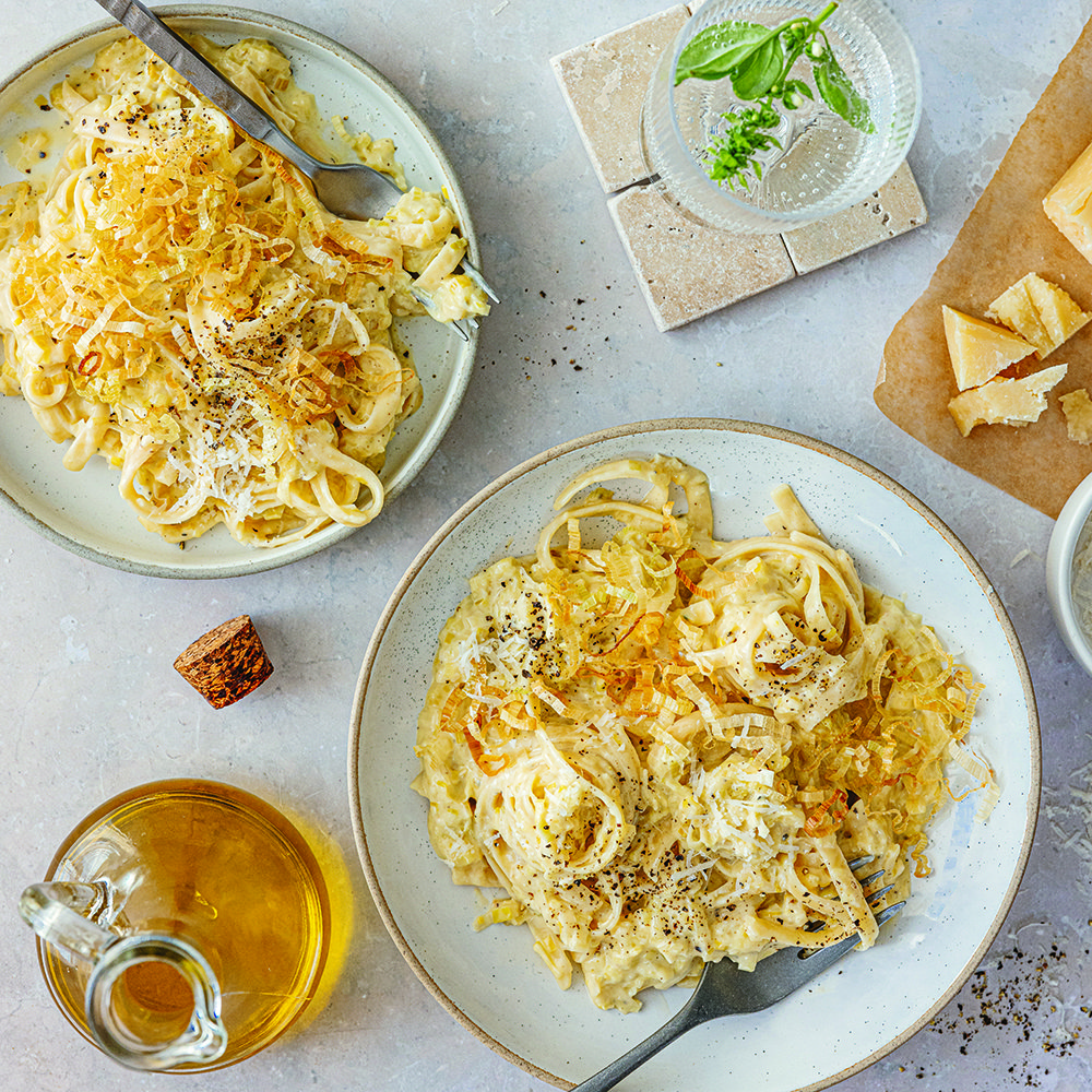 كاربونارا الكراث