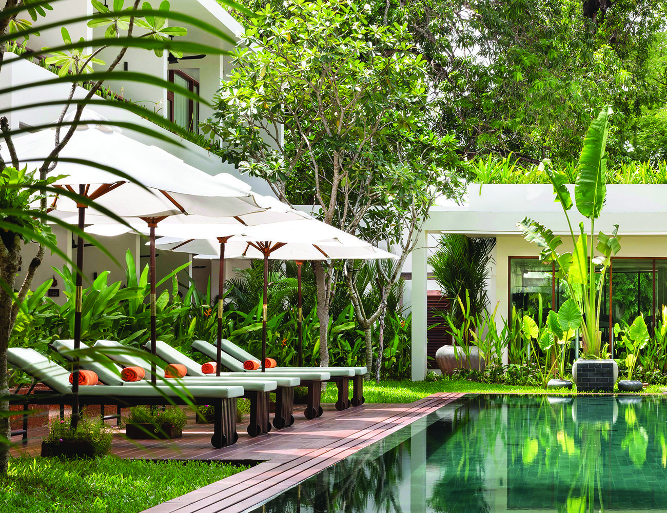 Saltwater pool in the hotel’s heritage wing