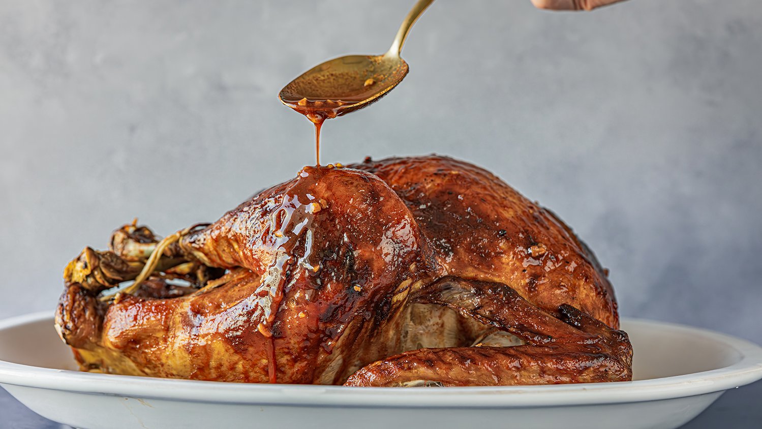 Smoky maple syrup glaze for turkey recipe Spinneys UAE