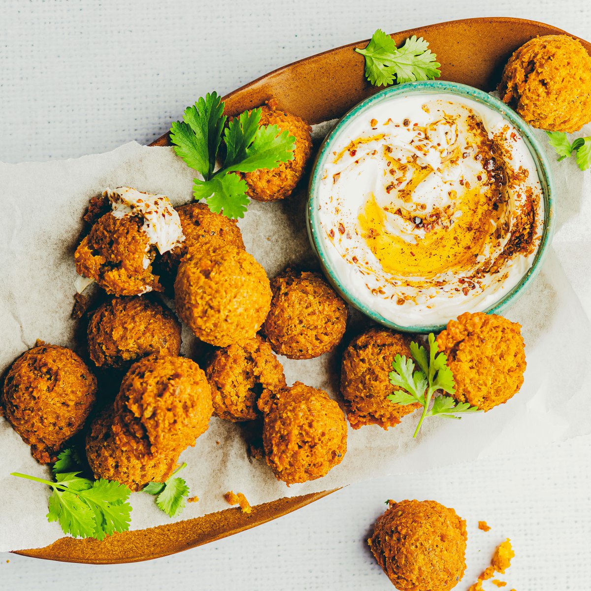 Butternut falafel