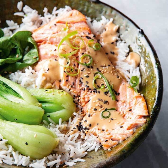 Speedy miso salmon