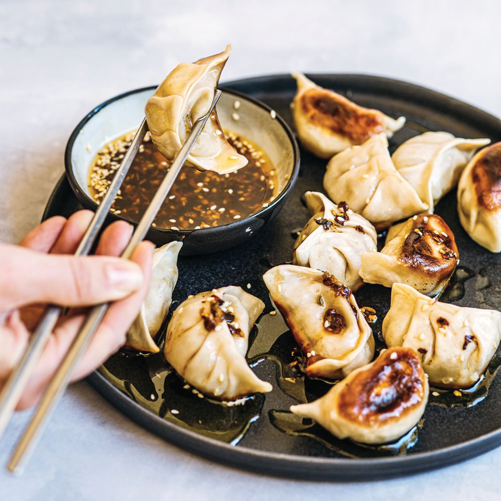 Spicy Sichuan dumplings
