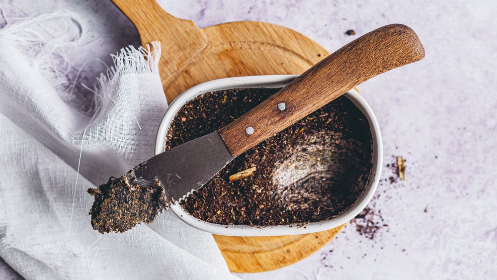 Porcini and charred onion butter