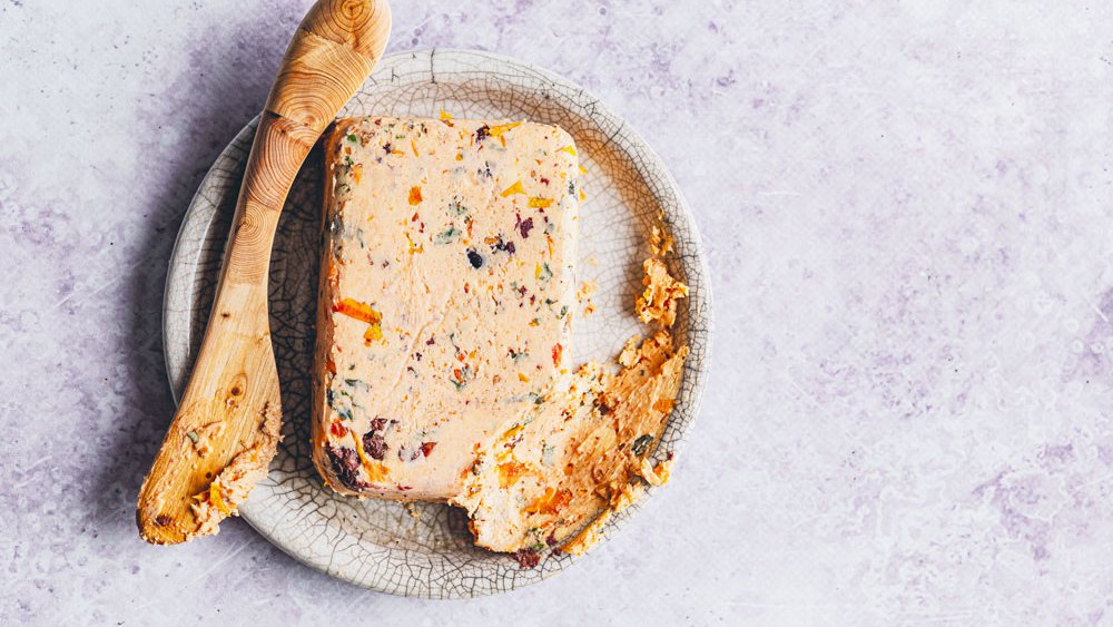 Tomato, mint and olive butter