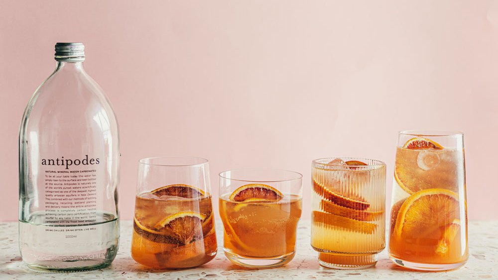 مشروب البرتقال والزنجبيل والروبيوس