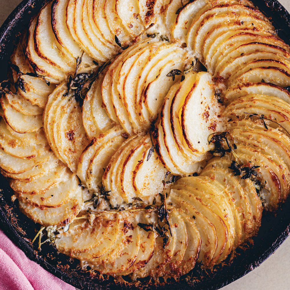 Domino horseradish potato gratin recipe Spinneys UAE