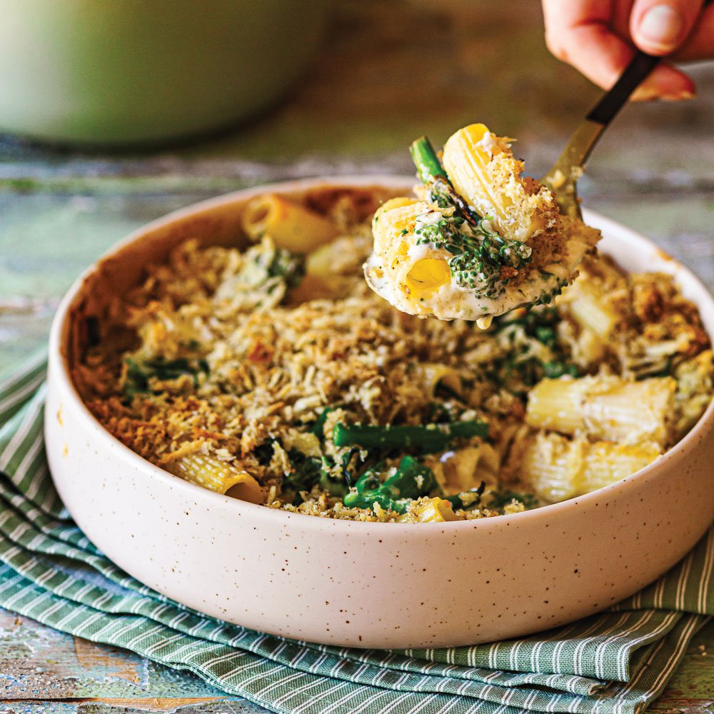 Za’atar broccoli mac and cheese