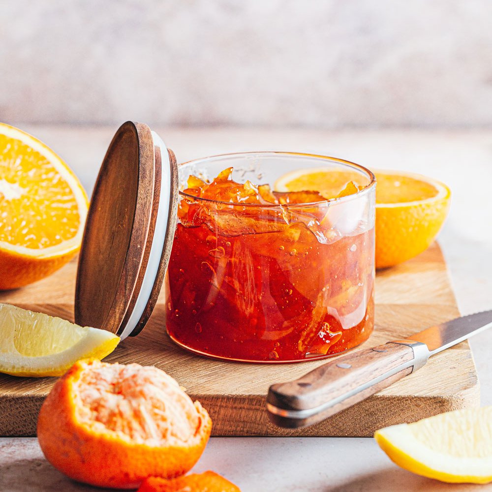 Triple citrus and juniper marmalade