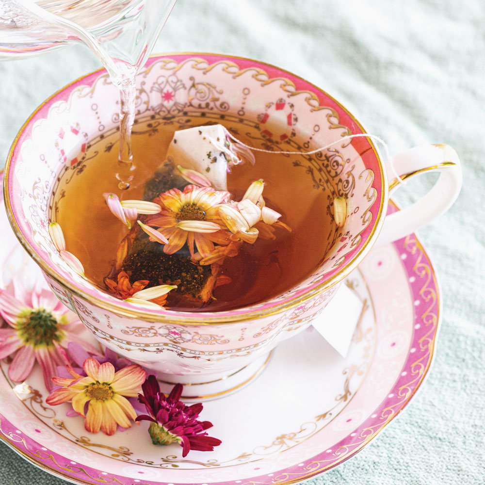 Tea flower bombs
