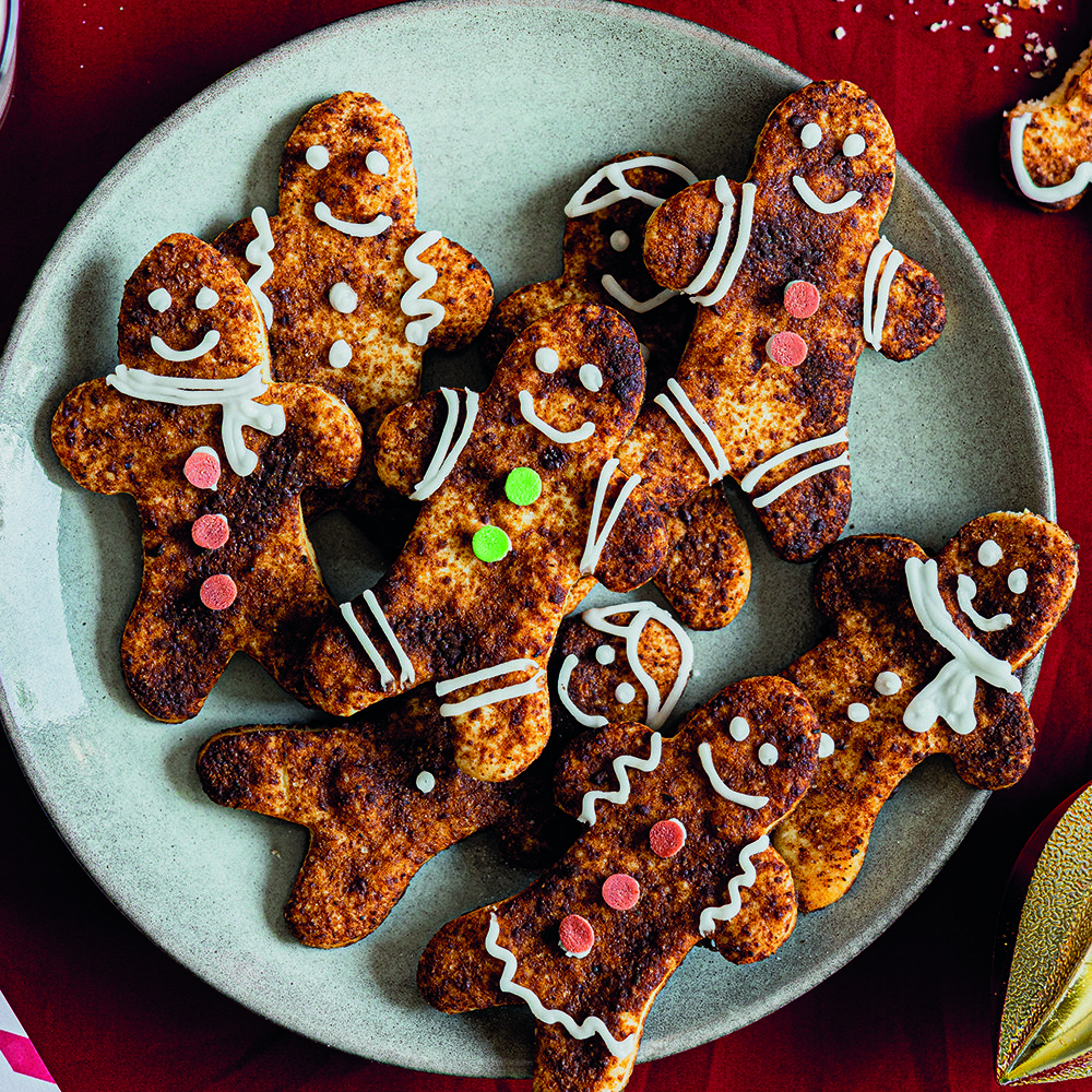 Cheat’s gingerbread men