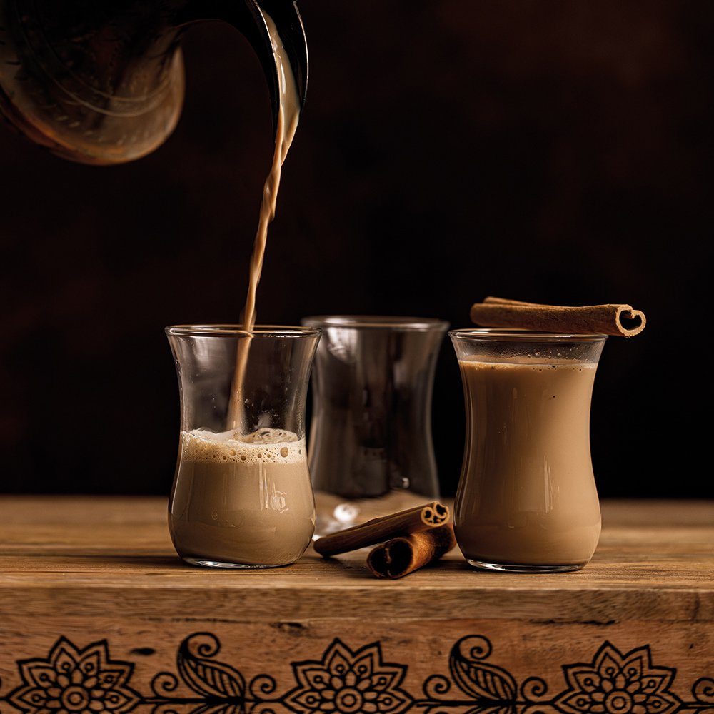 Cinnamon and vanilla bean karak