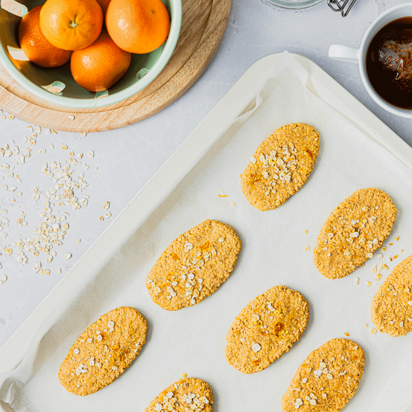 Citrus and rooibos teething rusks