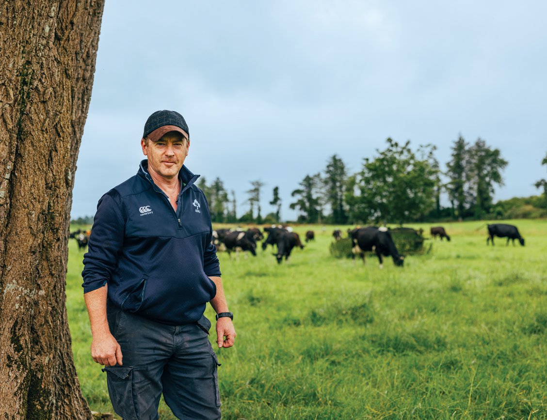 Andrew along with his wife, daughters and son manage farming operations