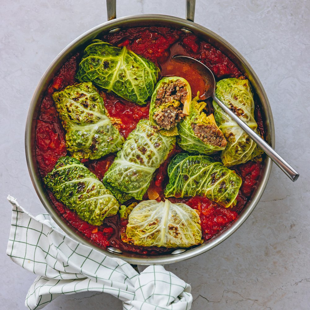 Mushroom cabbage rolls