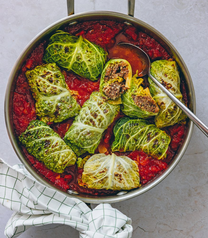 Mushroom cabbage rolls