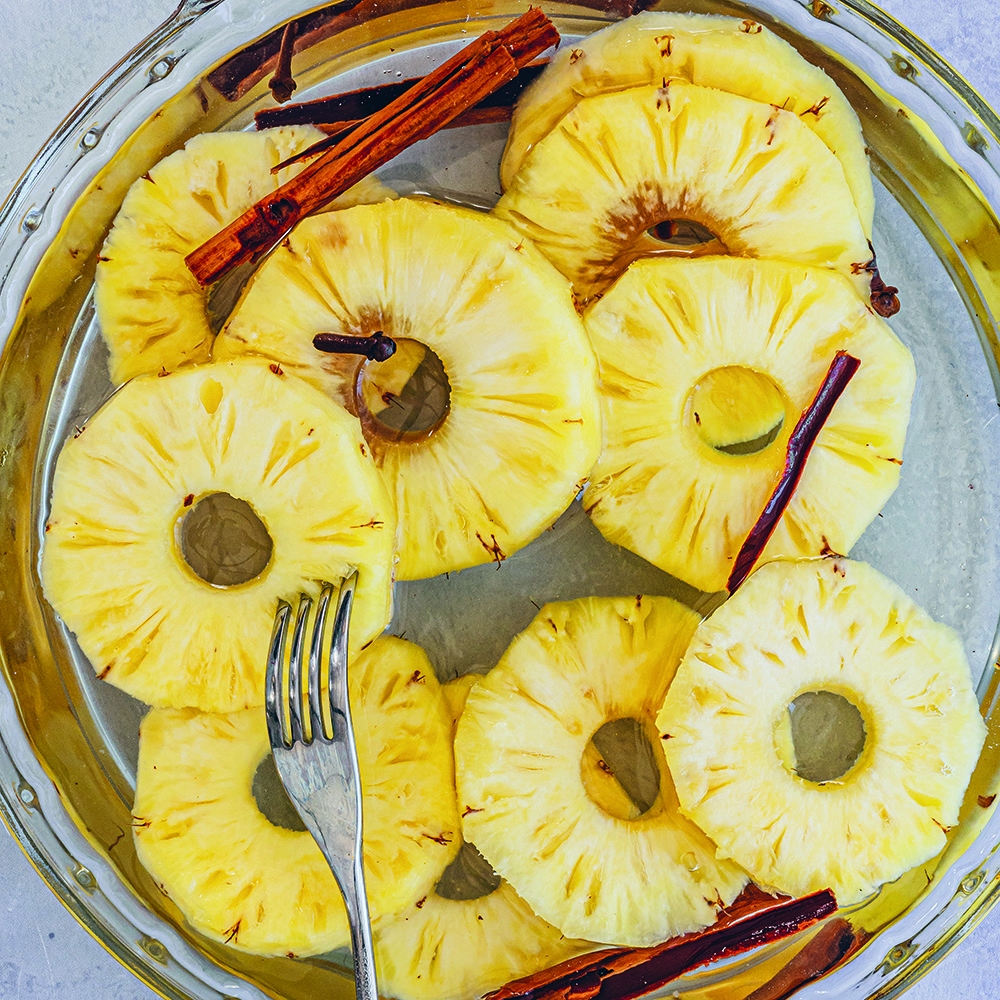 Pickled pineapple