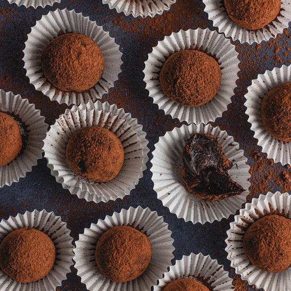 Arabic coffee chocolate truffles