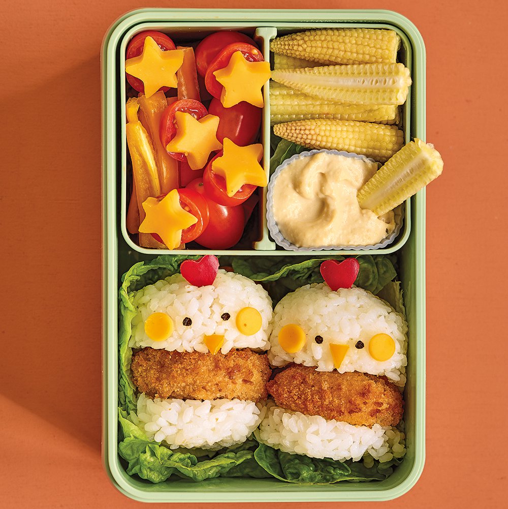 Baby chicks bento box