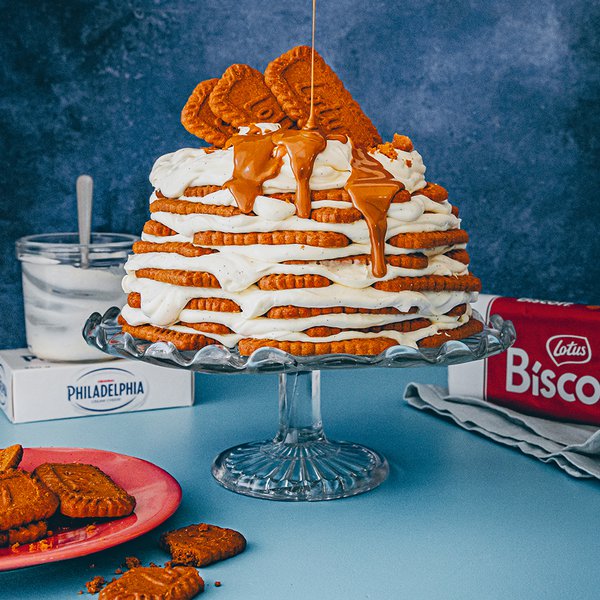 Biscoff icebox cake