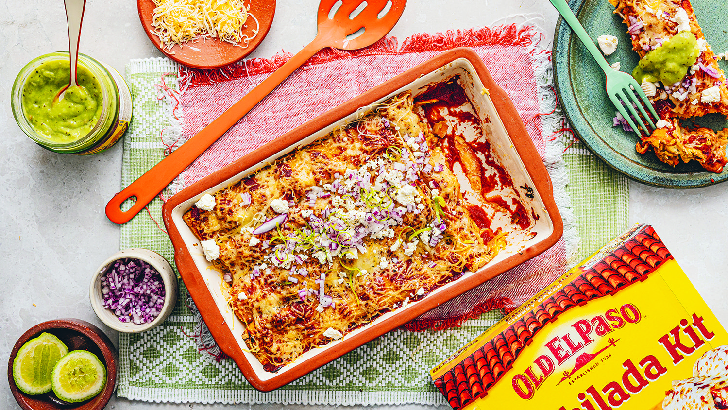 Breakfast enchiladas
