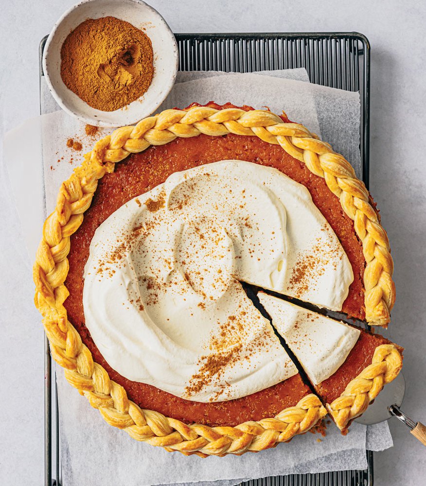 Brown butter sweet potato pie