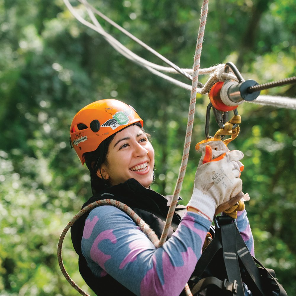 Ziplining thrill in the Tsitsikamma Forest
