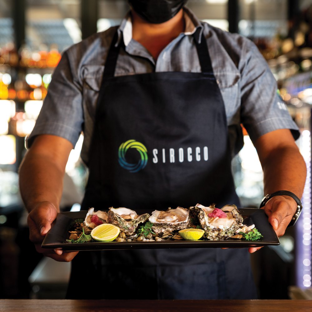 Fresh oysters at Sirocco