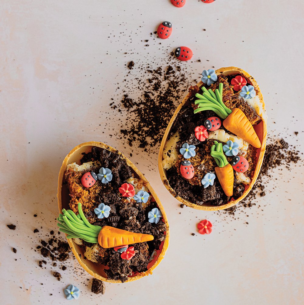 Carrot cake trifle egg