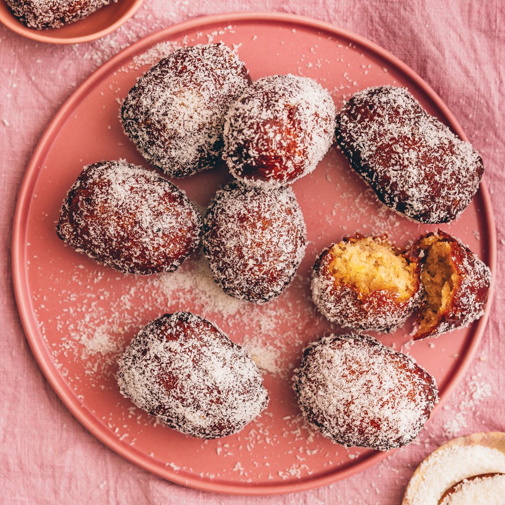 Coconut and cardamom koesisters