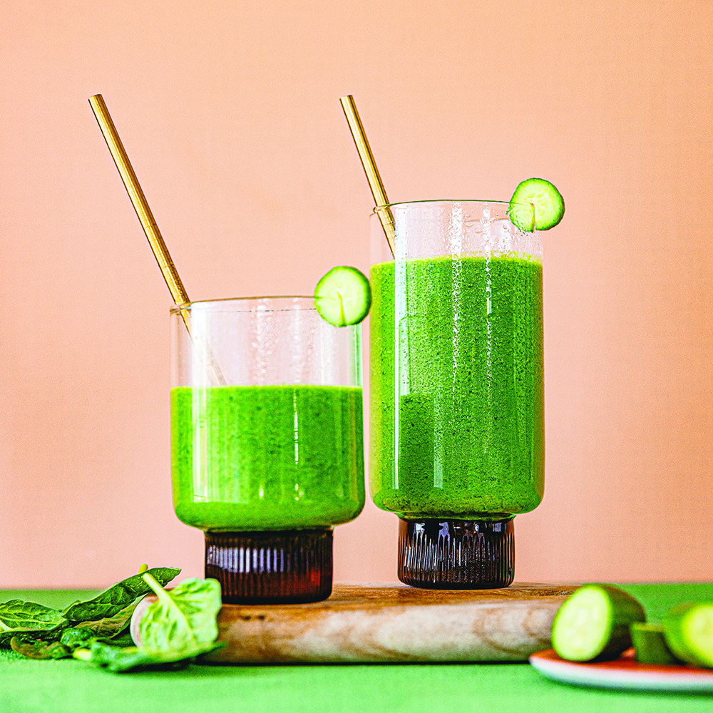 Green gazpacho smoothie