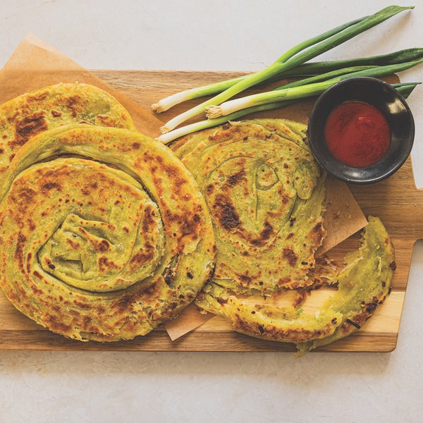 Green scallion pancakes